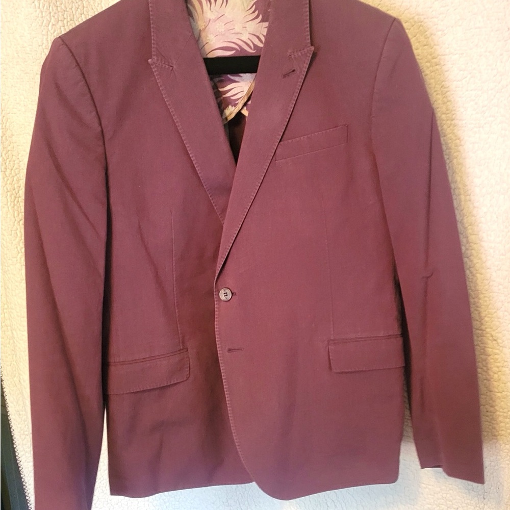 Paul Smith Purple Sport Coat Modern Cut